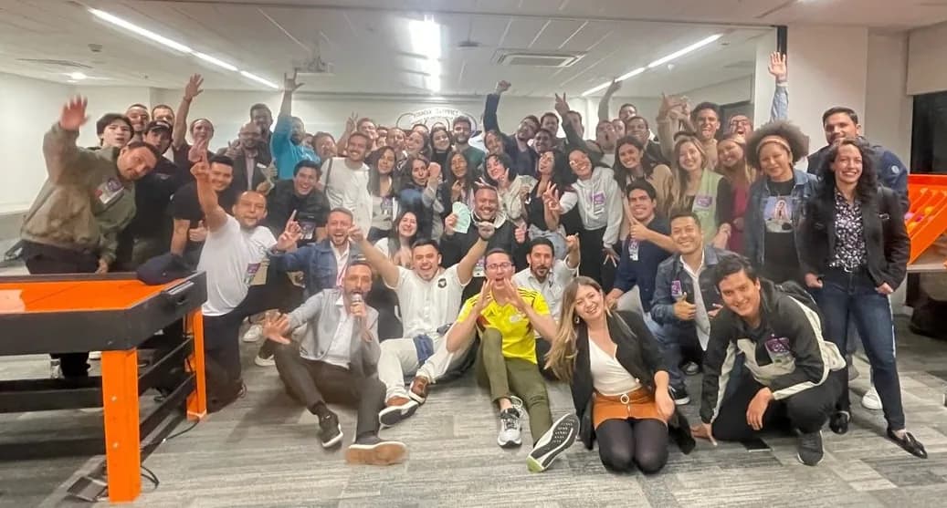 Founder community gathered during a summit